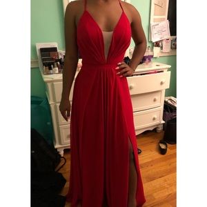 Red Long Prom Dress